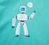 Hoodie mit Kapuze mit Print Robots